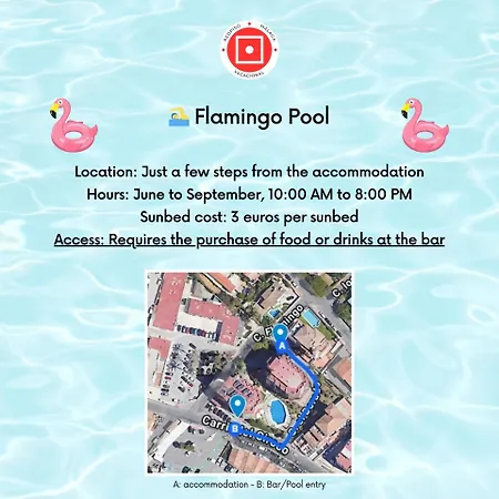 Apartament Flamingo Y Piscina Junto A Puerto Marina